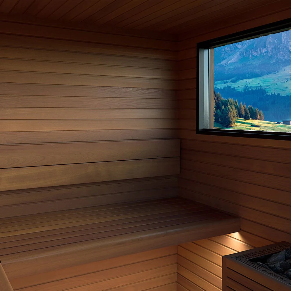 Auroom Garda Outdoor Cabin Sauna - Thermo-Pine - Image 6