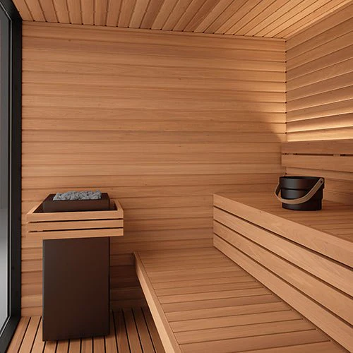 Auroom Mira L Cabin Sauna Kit - Natural - Image 2