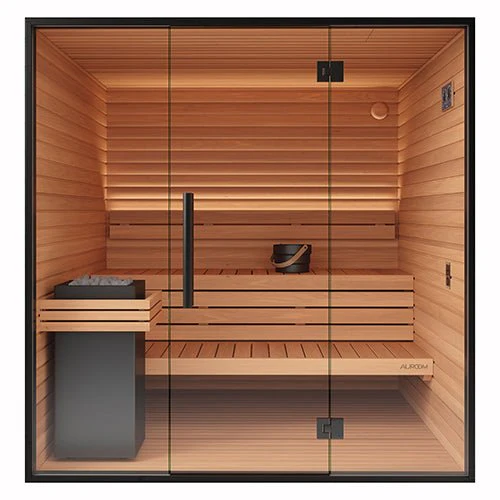 Auroom Mira L Cabin Sauna Kit - Natural - Image 3