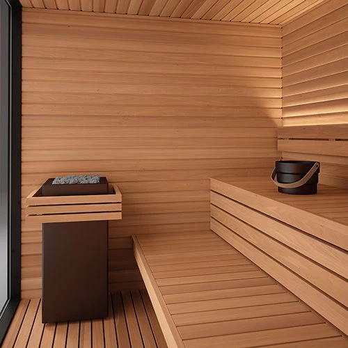 Auroom Mira L Cabin Sauna Kit - Black - Image 3