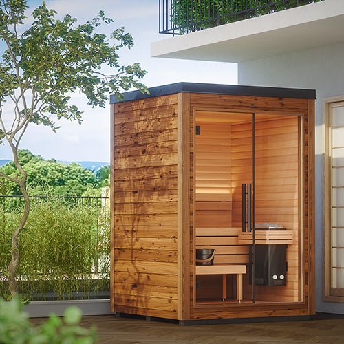 Auroom Mira S Cabin Sauna Kit - Natural - Image 2