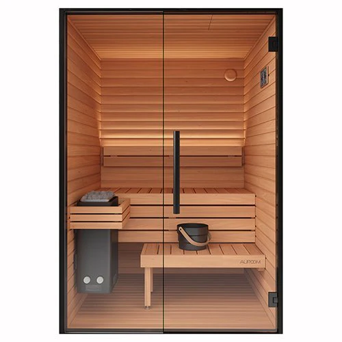 Auroom Mira S Cabin Sauna Kit - Black - Image 2
