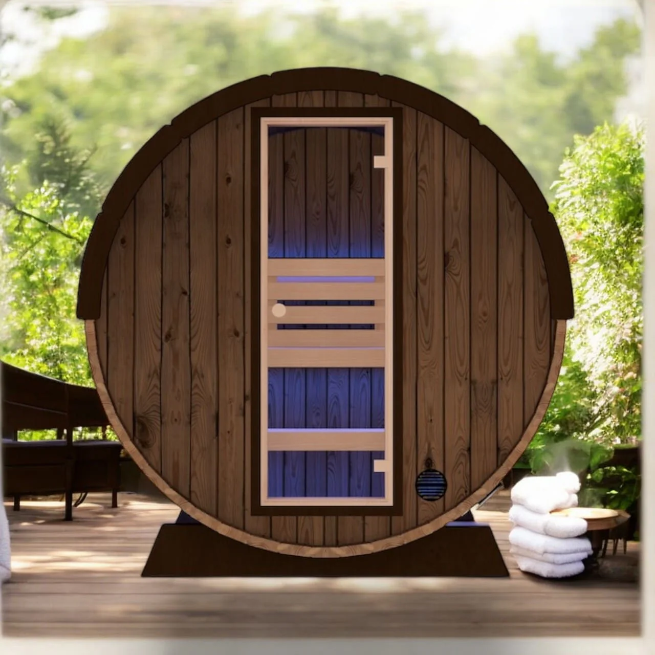 Camilla Barrel Sauna 2-3 Person - Image 5