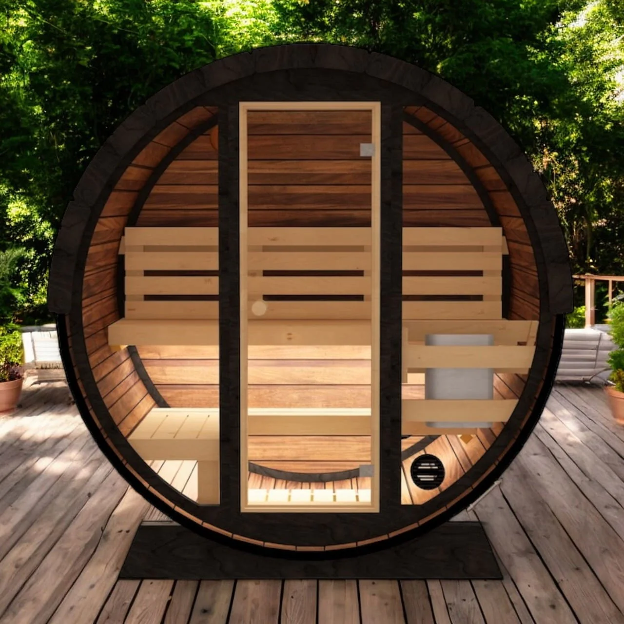 Camilla Barrel Sauna 2-3 Person - Image 6