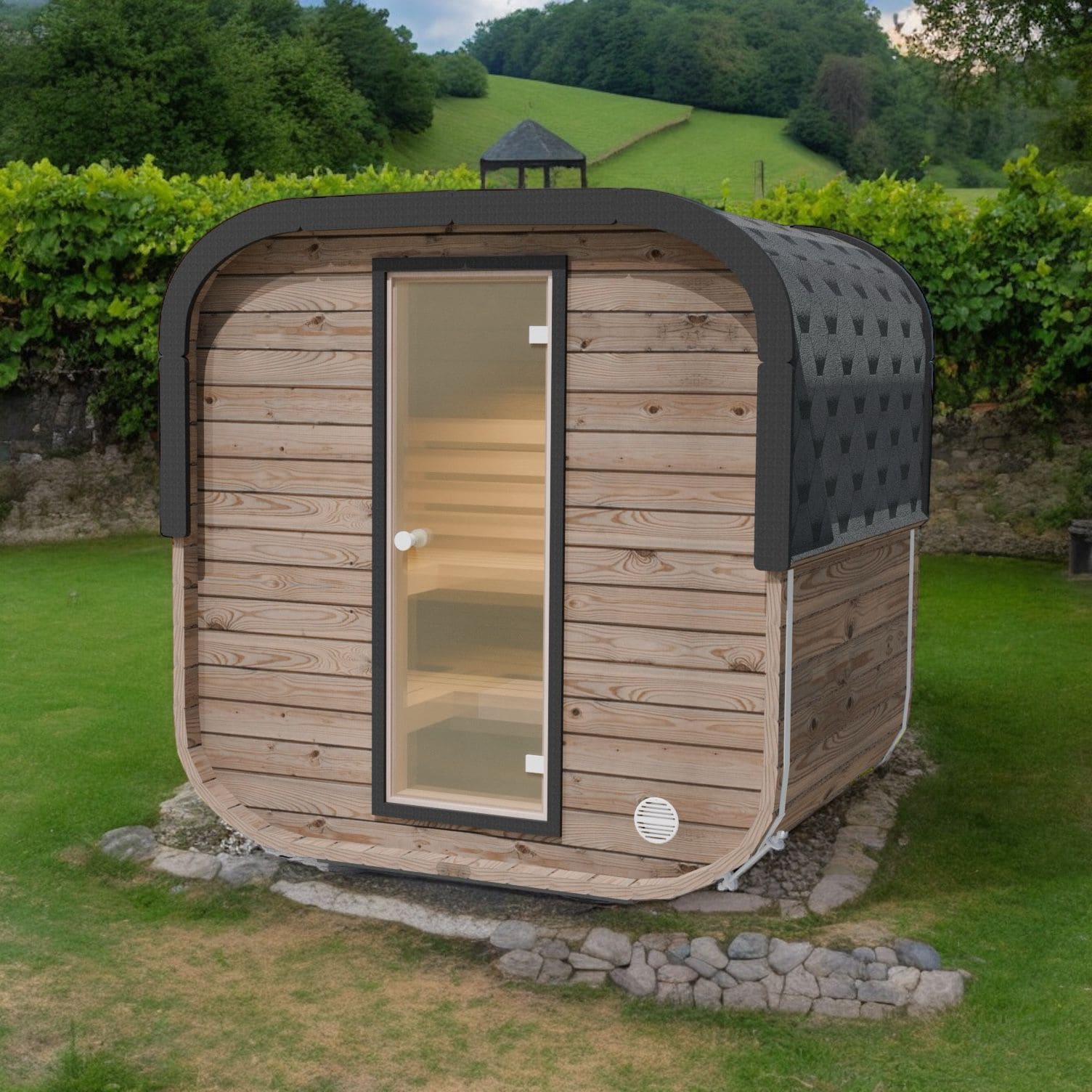 Camilla Traditional Outdoor Sauna 3-4 Person - Image 4