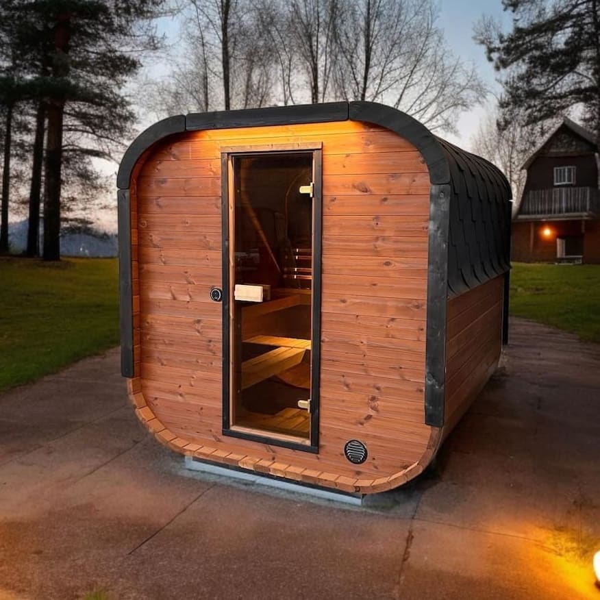 Camilla Traditional Outdoor Sauna Complete Kit 3-4 Person - Image 8