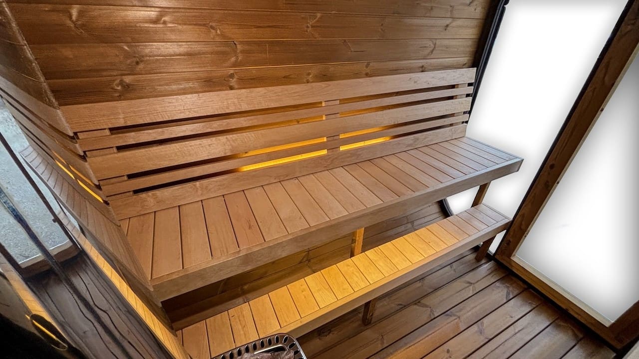 Camilla XL Traditional Outdoor Sauna 5-6 Person - Image 10