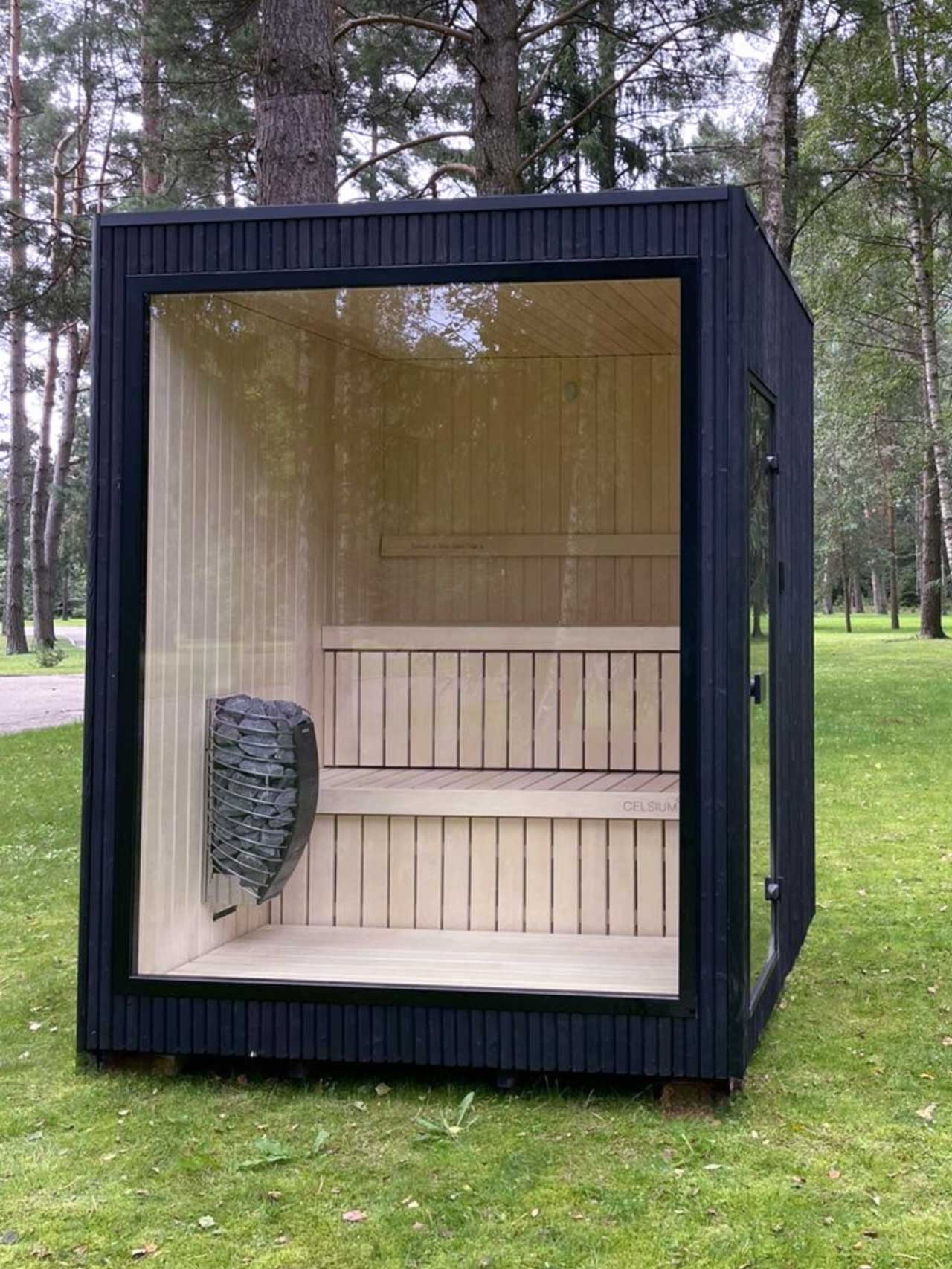 Celsium Jonas Classic 4 Person Outdoor Sauna - Image 22
