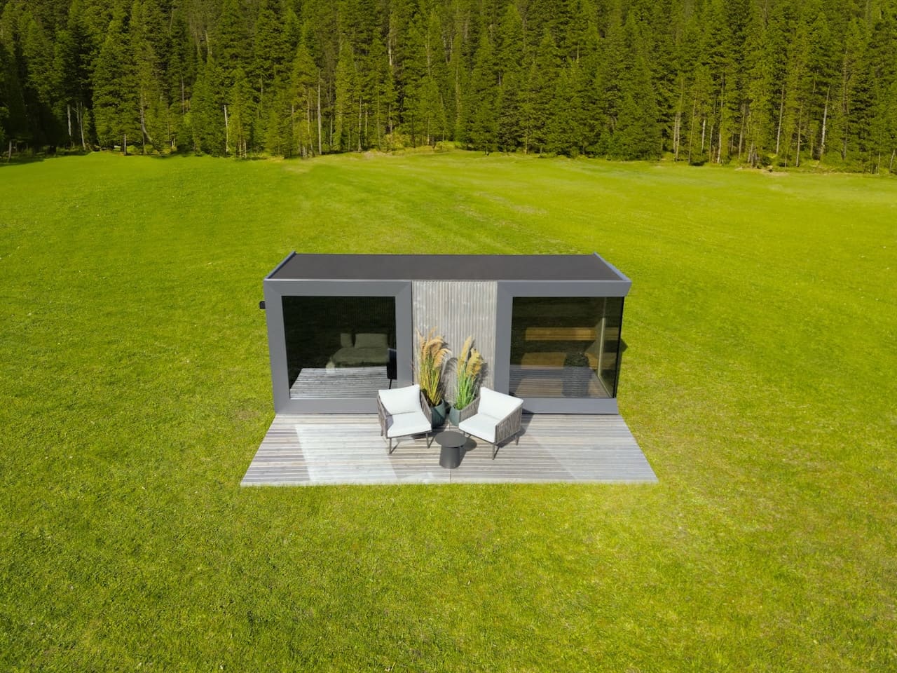 Genevas St Moritz 5 Person Outdoor Sauna with Shower Room - Image 16