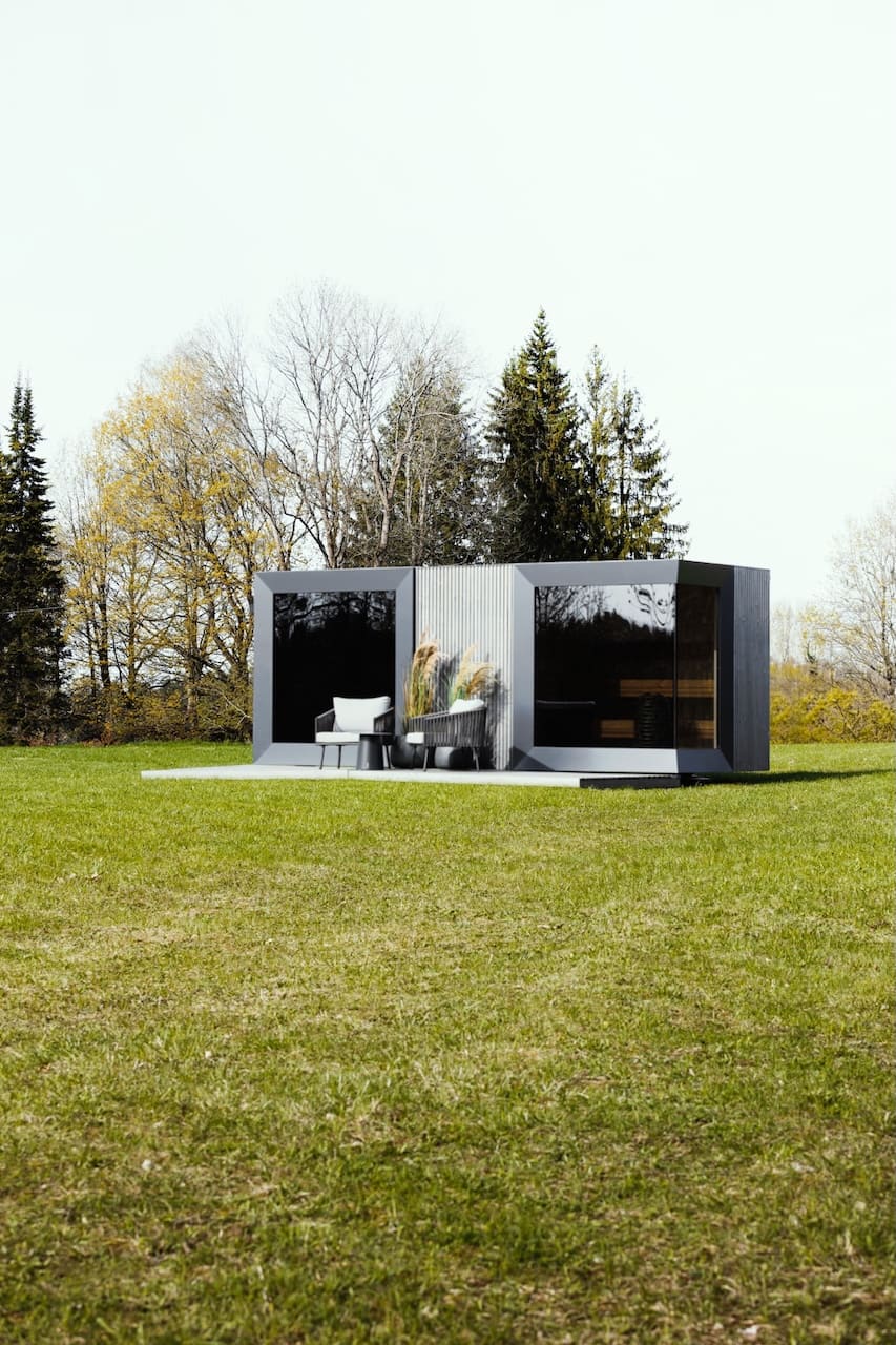 Genevas St Moritz 5 Person Outdoor Sauna with Shower Room - Image 19