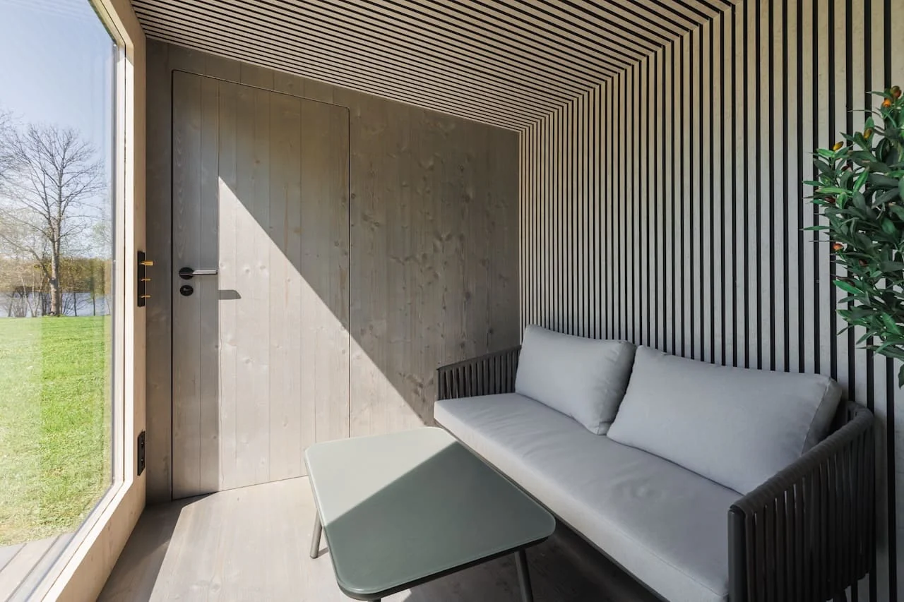 Genevas St Moritz 5 Person Outdoor Sauna with Shower Room - Image 22