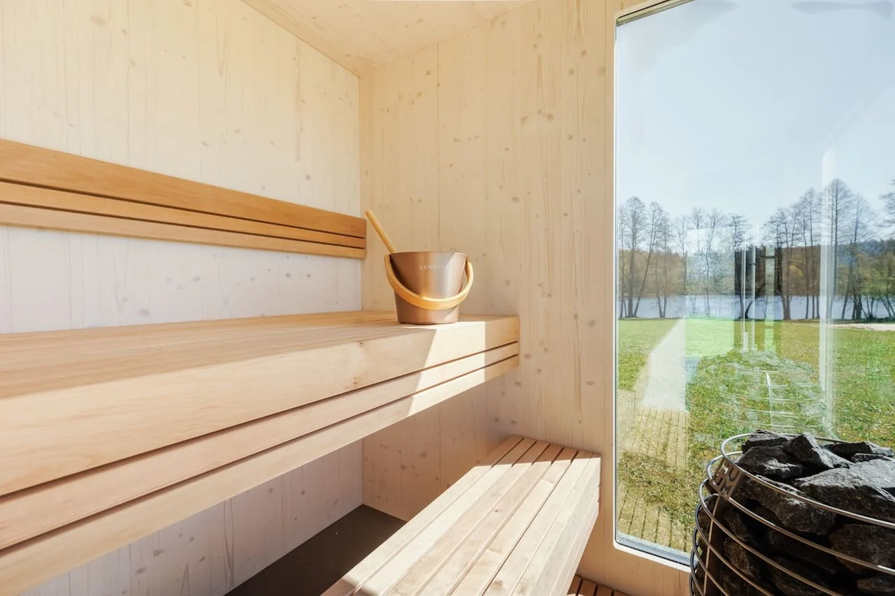 Genevas St Moritz 5 Person Outdoor Sauna with Shower Room - Image 25