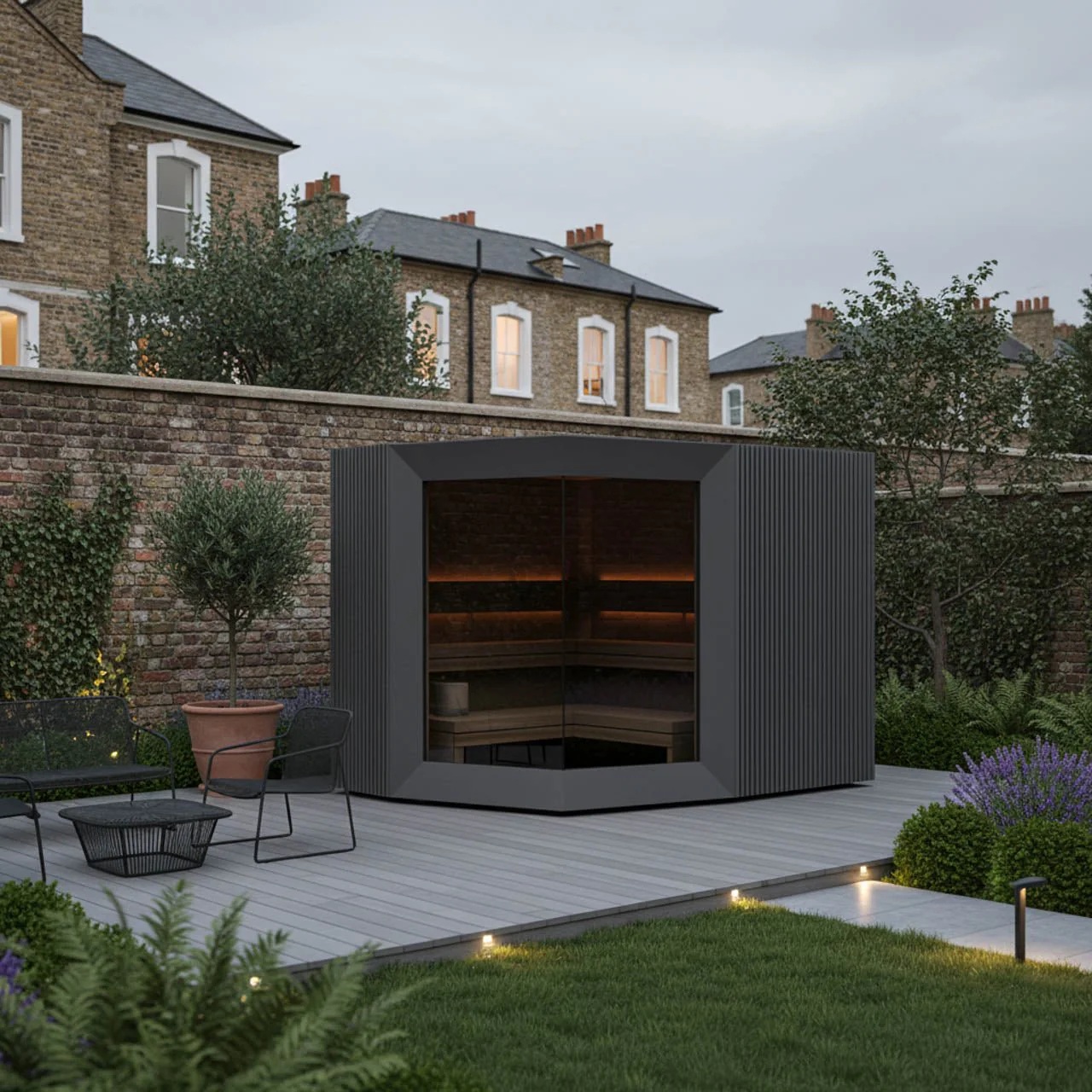 Genevas Zermatt 5 Person Outdoor Sauna with Changing Room - Image 14