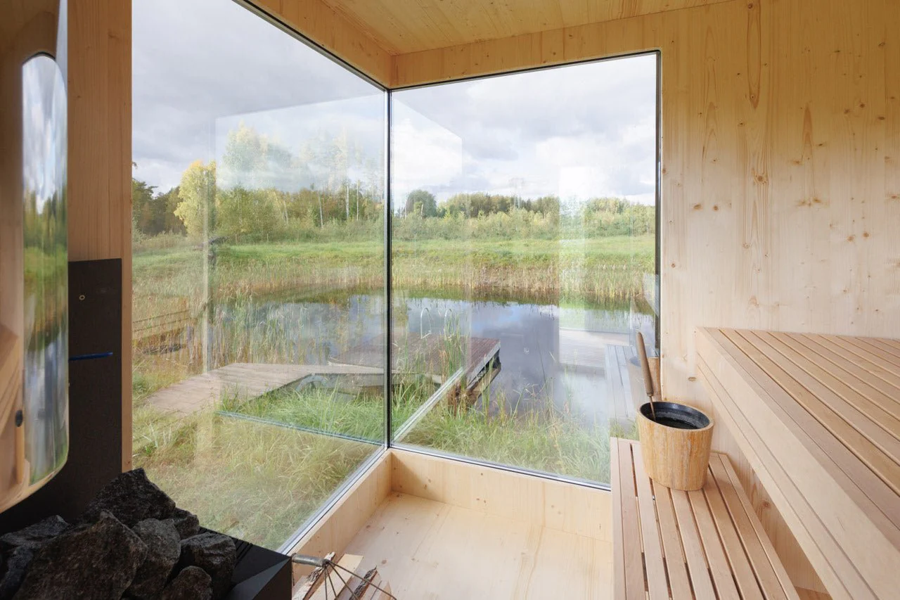 Genevas Zermatt 5 Person Outdoor Sauna with Changing Room - Image 5