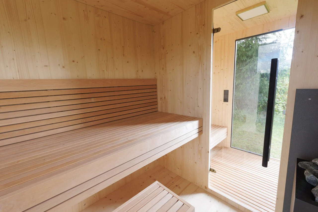 Genevas Zermatt 5 Person Outdoor Sauna with Changing Room - Image 6