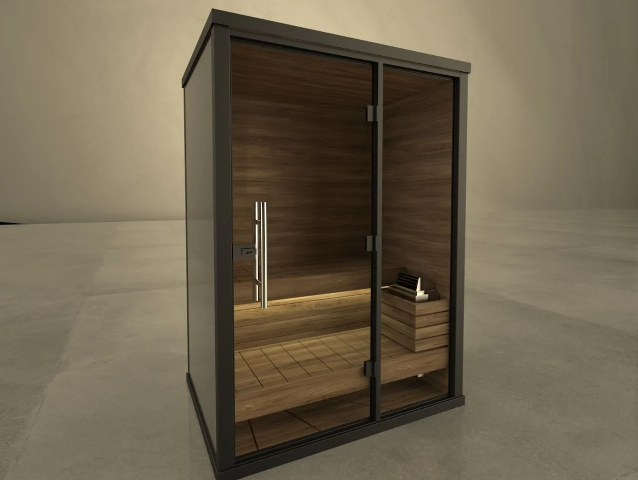 Haljas Hele Nano Outdoor Sauna 2 Seater - Image 22
