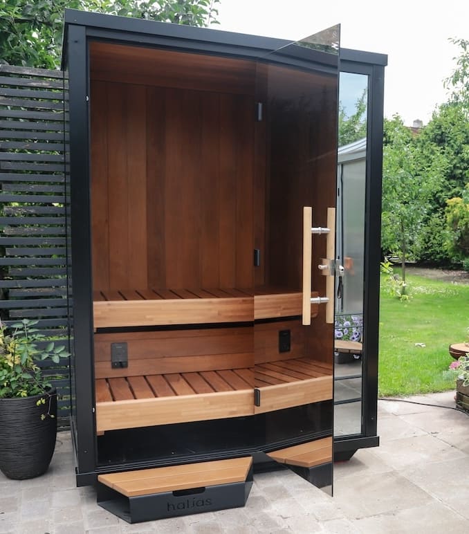Haljas Hele Nano Outdoor Sauna 2 Seater - Image 3