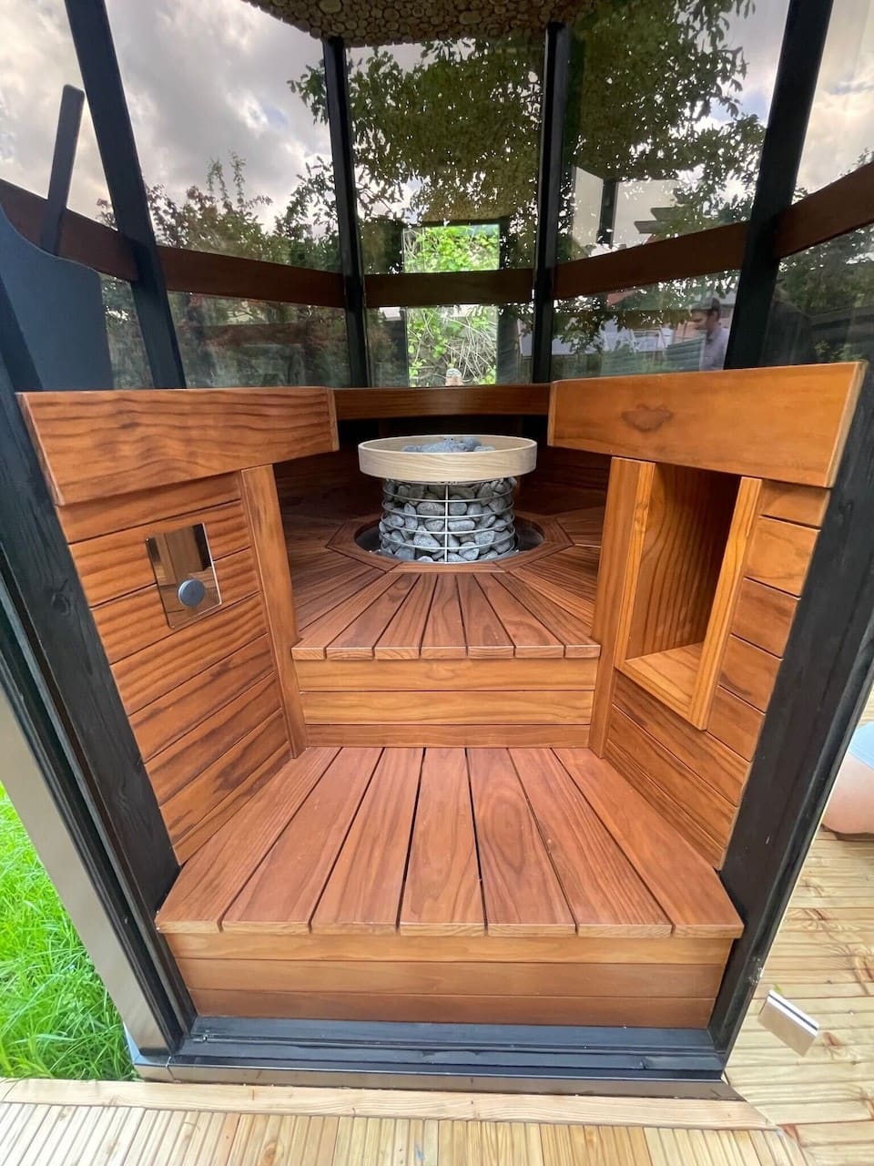 Haljas Hele Single Outdoor Sauna 7 Seater - Image 18