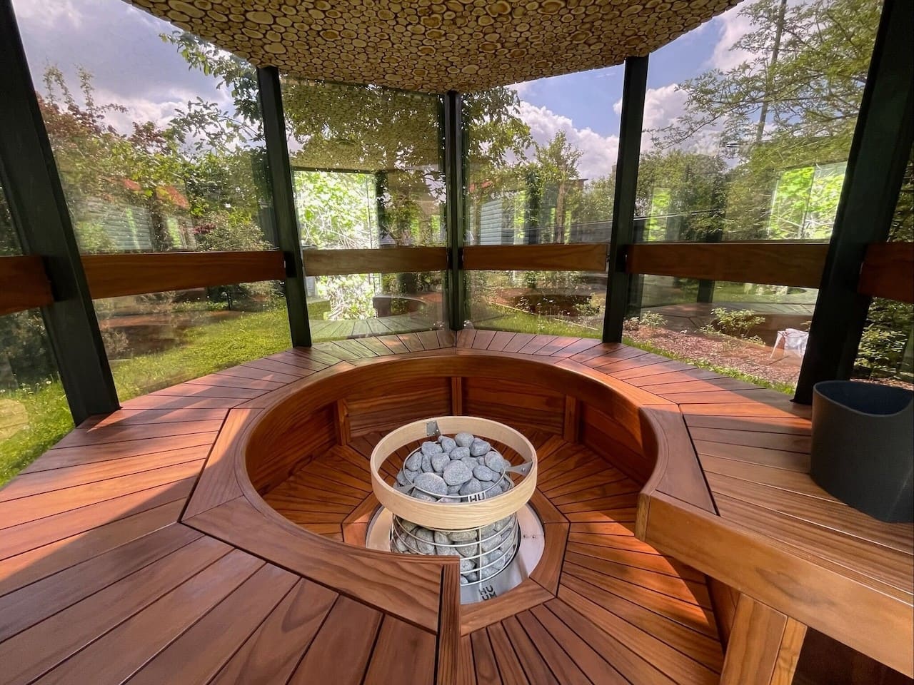 Haljas Hele Single Outdoor Sauna 7 Seater - Image 19