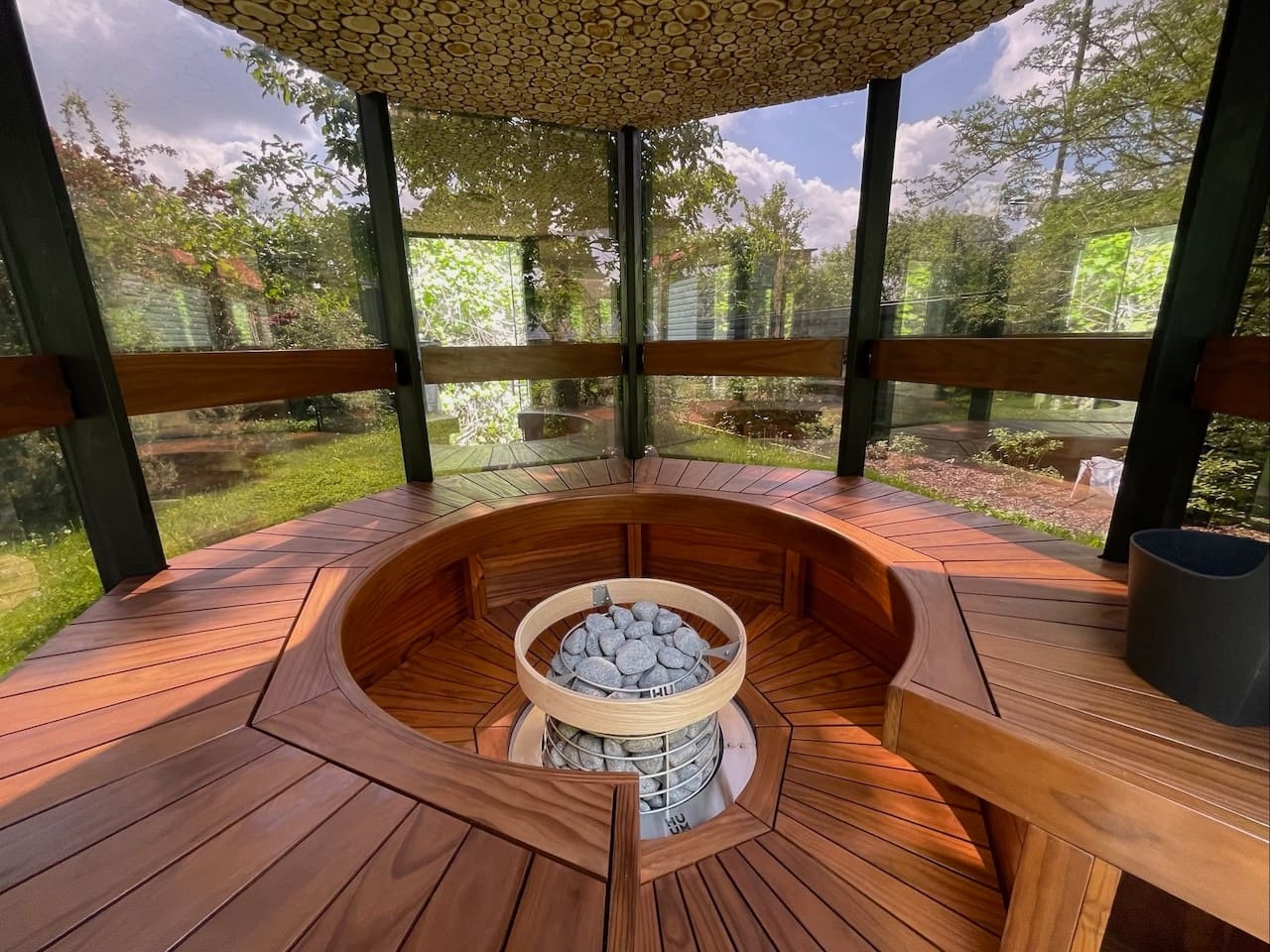 Haljas Hele Single Outdoor Sauna 7 Seater - Image 21