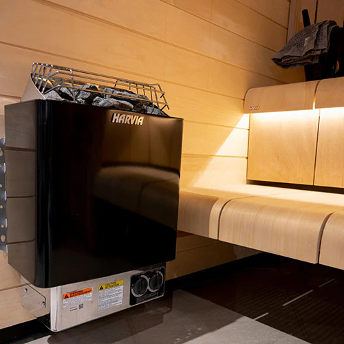 Harvia KIP80B 8kW Black w/ Built-in Controls - Image 2