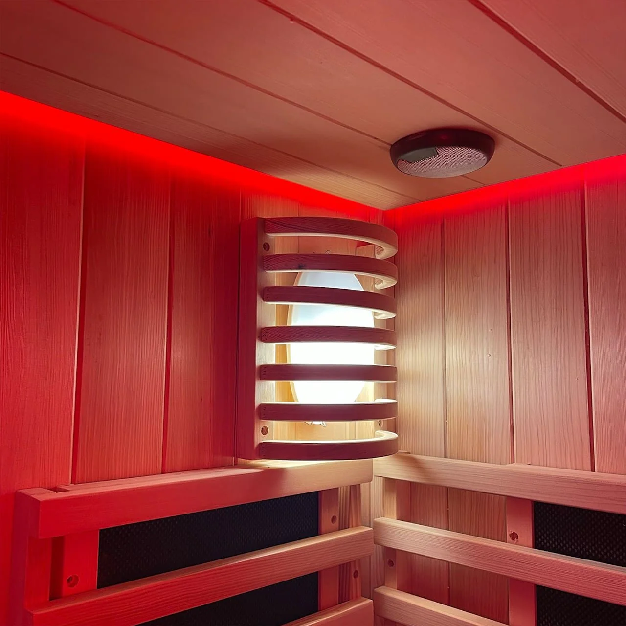 Insignia Hybrid Infrared and Traditional 2 Person Outdoor Sauna - Image 3