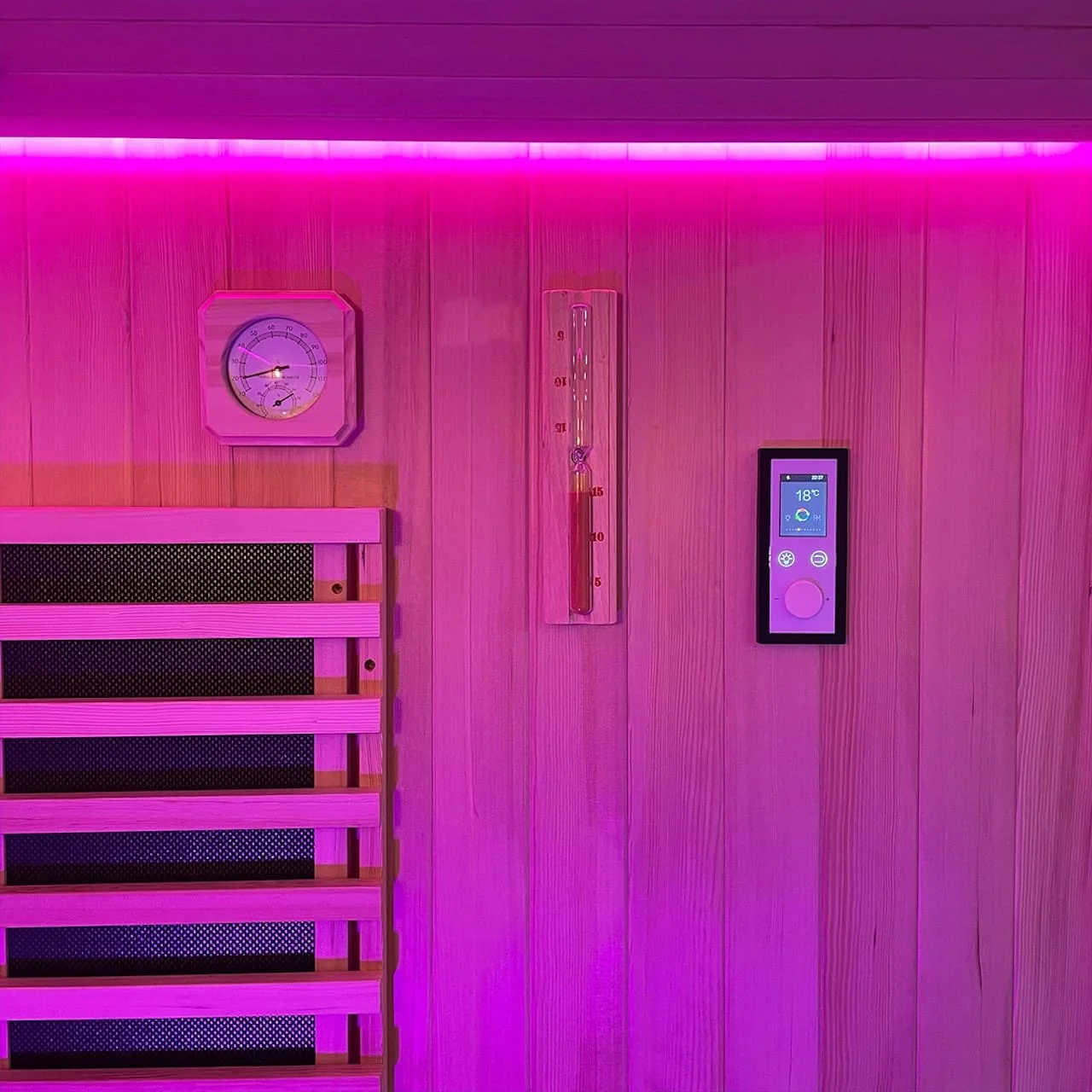 Insignia Hybrid Infrared and Traditional 2 Person Outdoor Sauna - Image 6