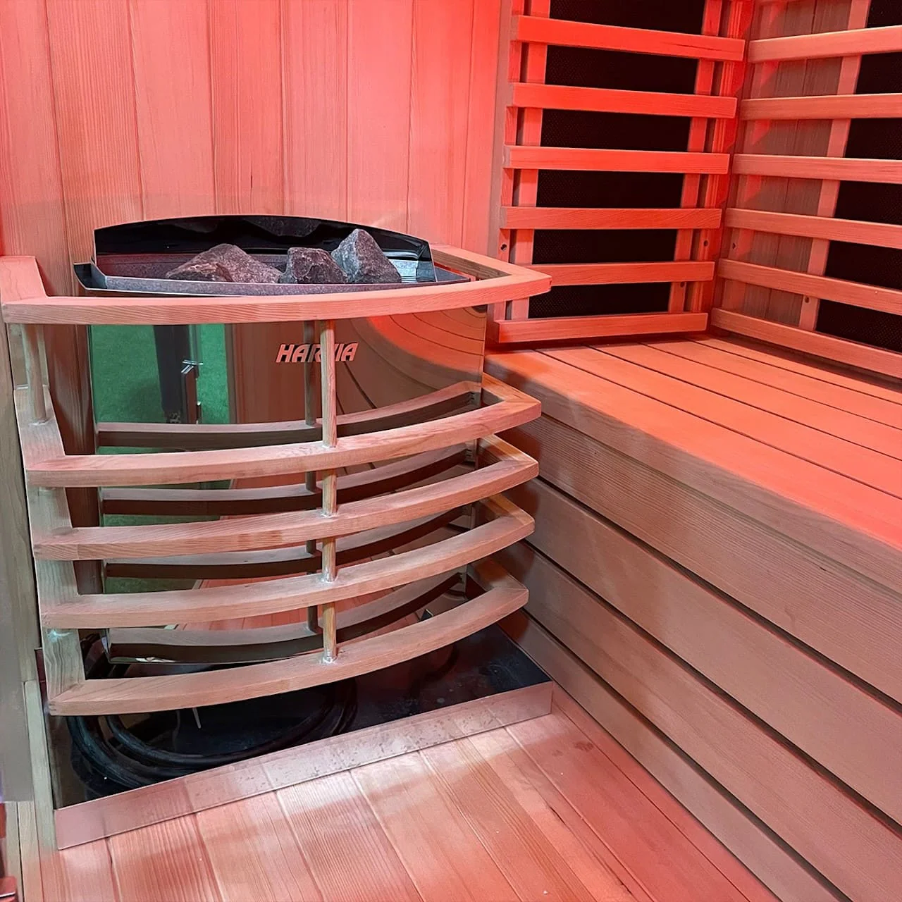 Insignia Hybrid Infrared and Traditional 2 Person Outdoor Sauna - Image 8