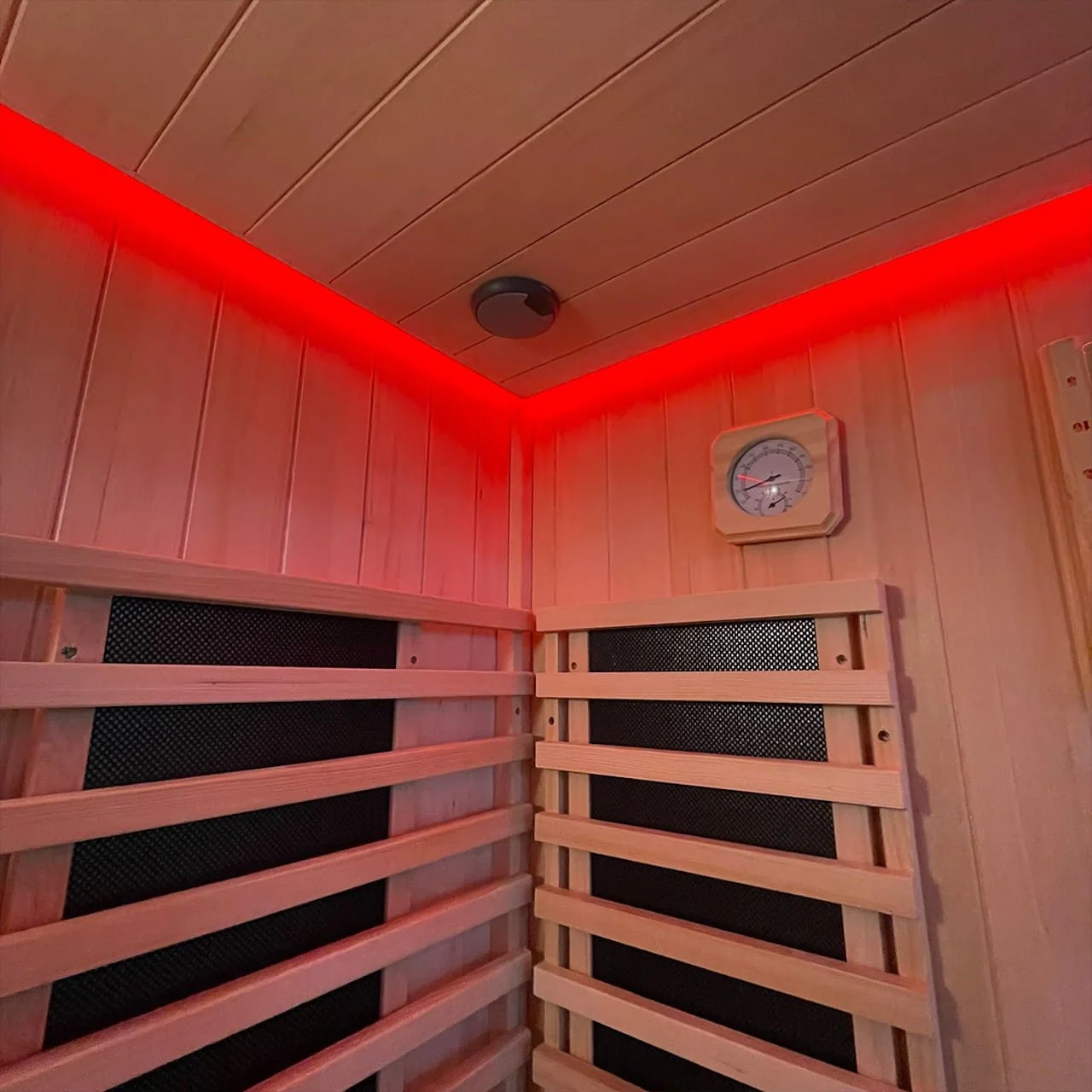 Insignia Hybrid Infrared and Traditional 2 Person Outdoor Sauna - Image 9