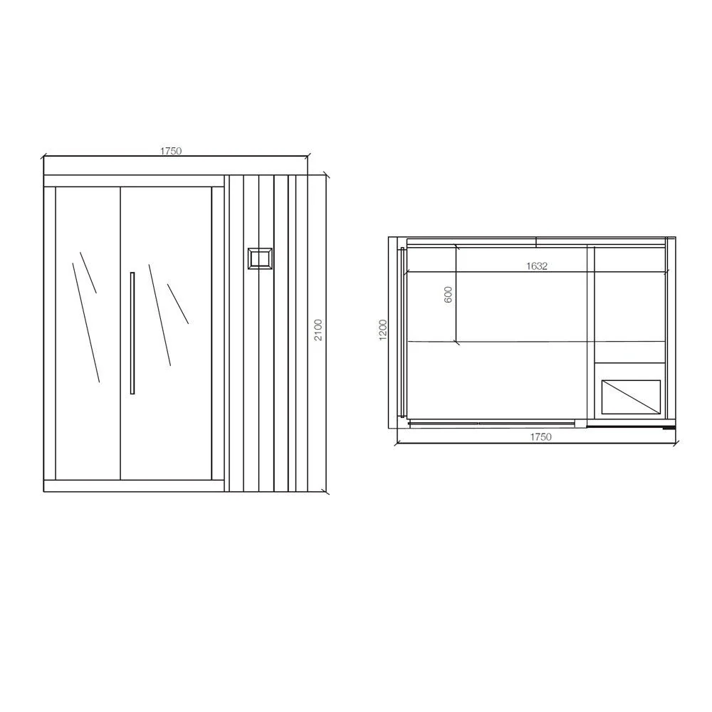 Jaquar Kubix Sauna 2-3 Seater - Image 21