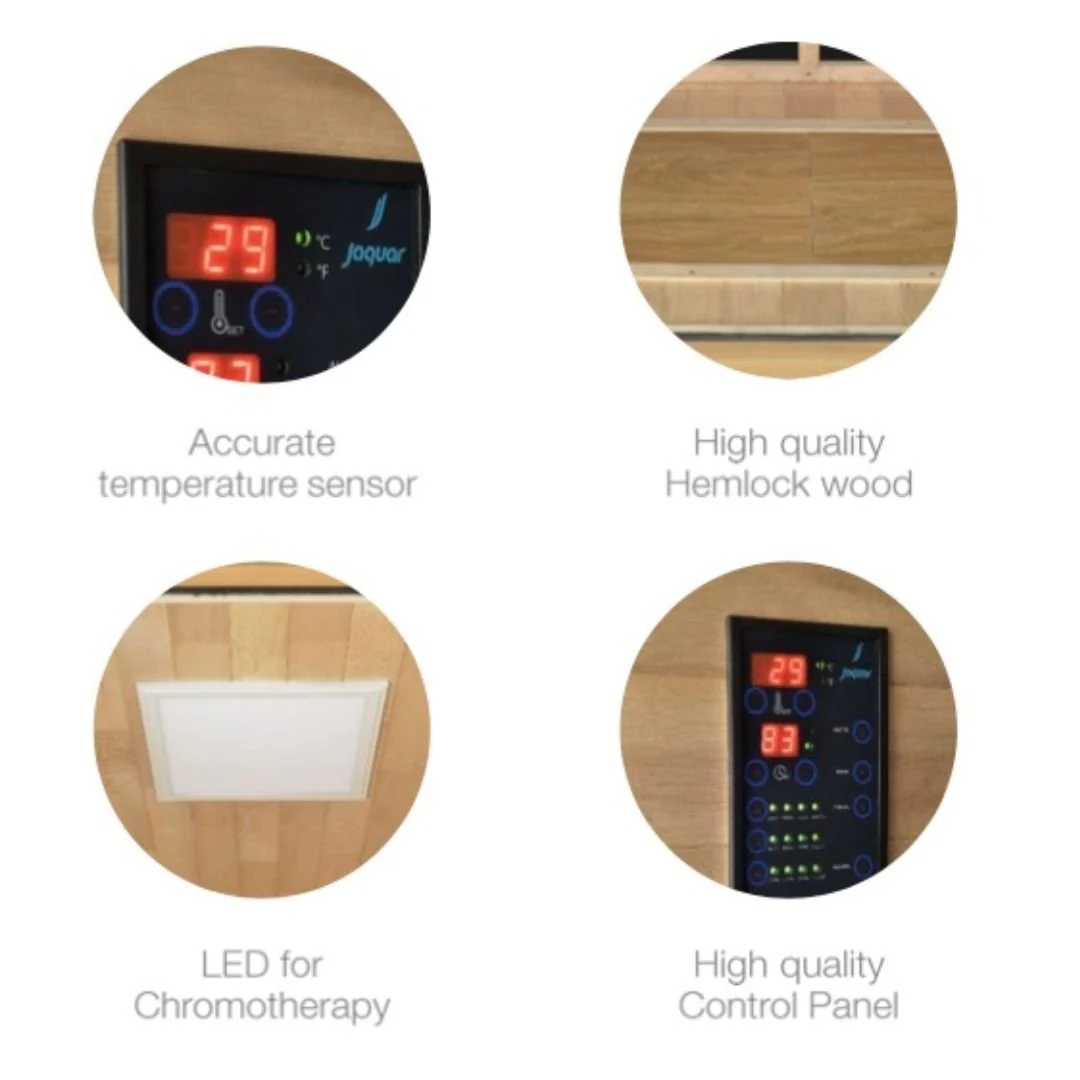 Jaquar Paire Infrared Sauna 2 Seater - Image 5