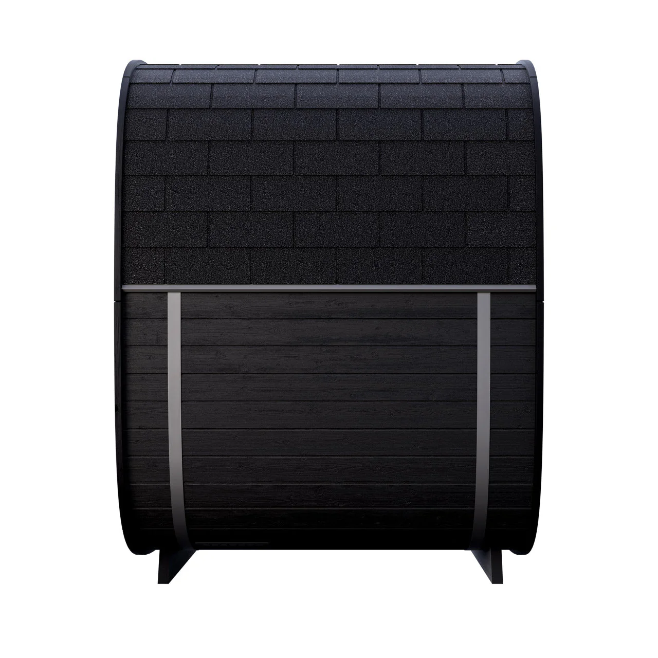 Leil® Black Cube Premium 4-6 Person Outdoor Sauna Kit - Image 5