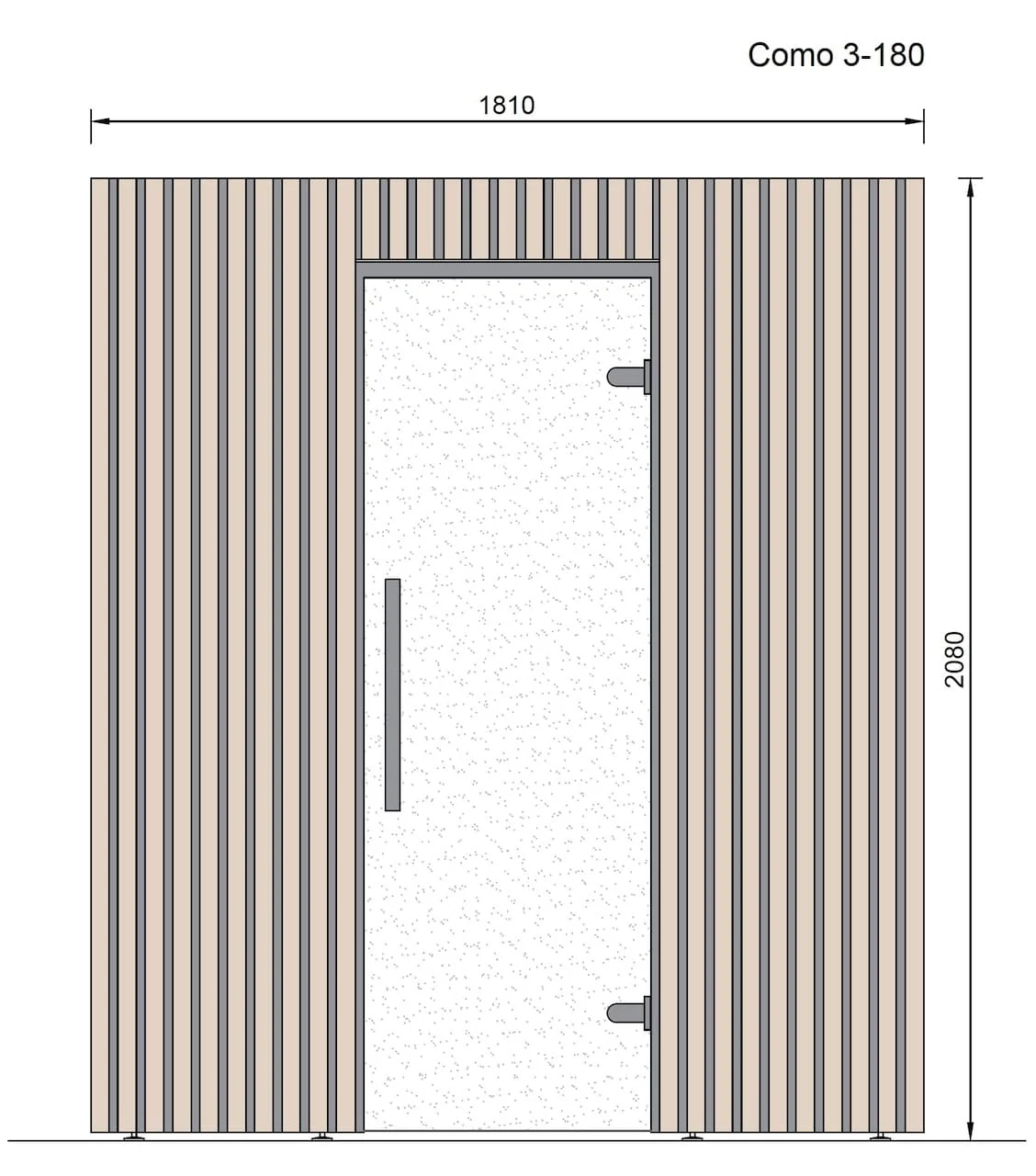 Leil® Como 3 Person Indoor Sauna - Image 7