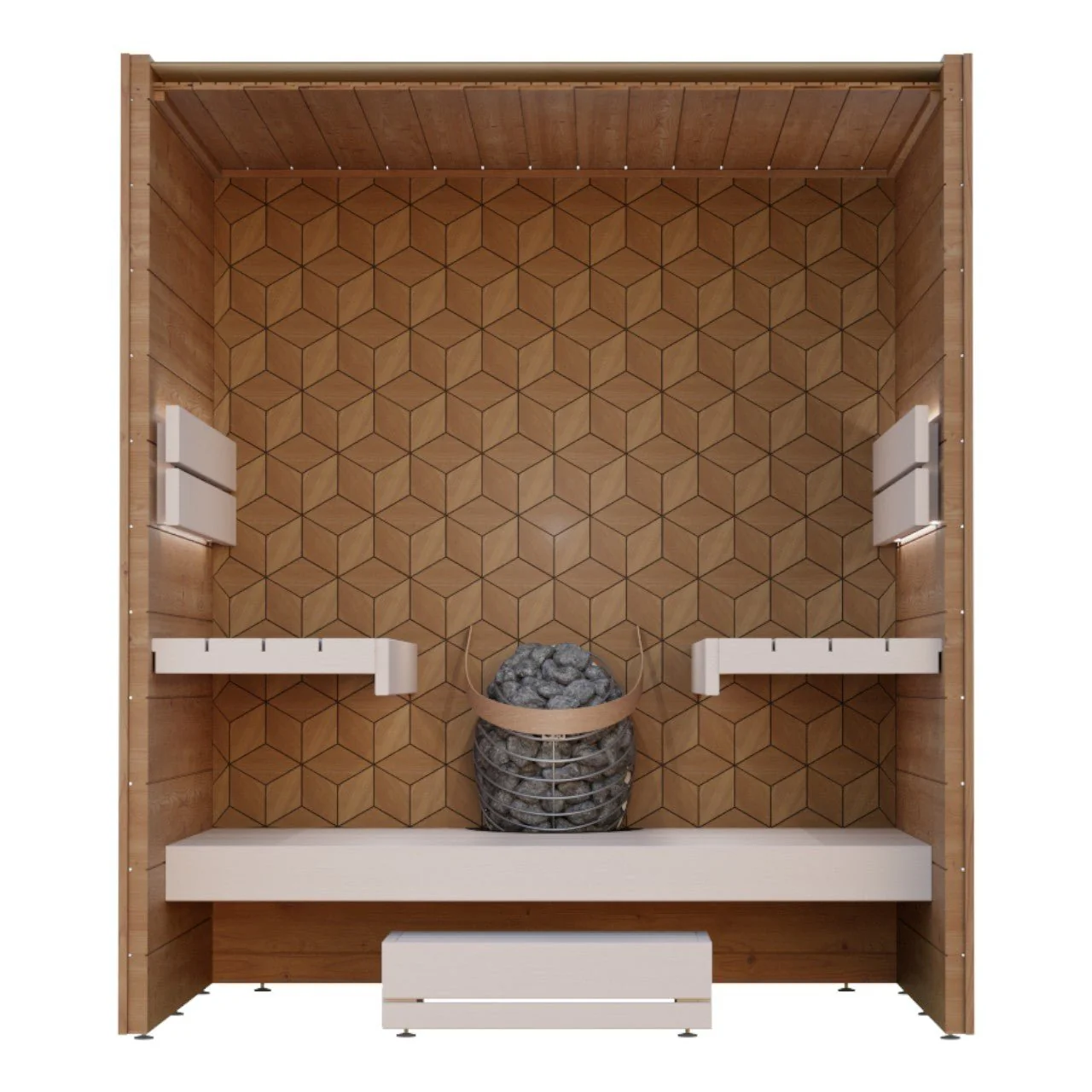 Leil® Como 4 Person Indoor Sauna - Image 2