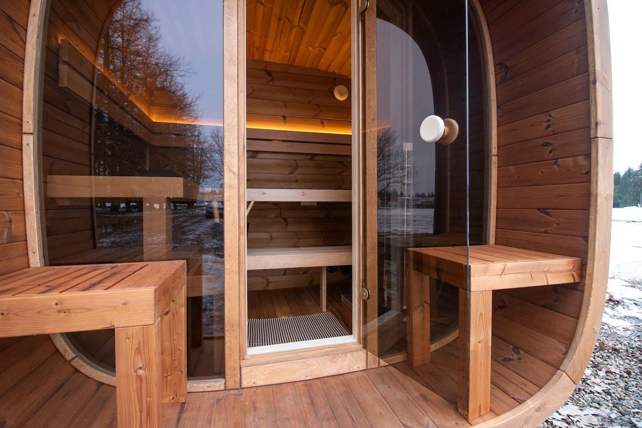 Leil® Dice Comfy 4 to 5 Person Outdoor Sauna - Image 11