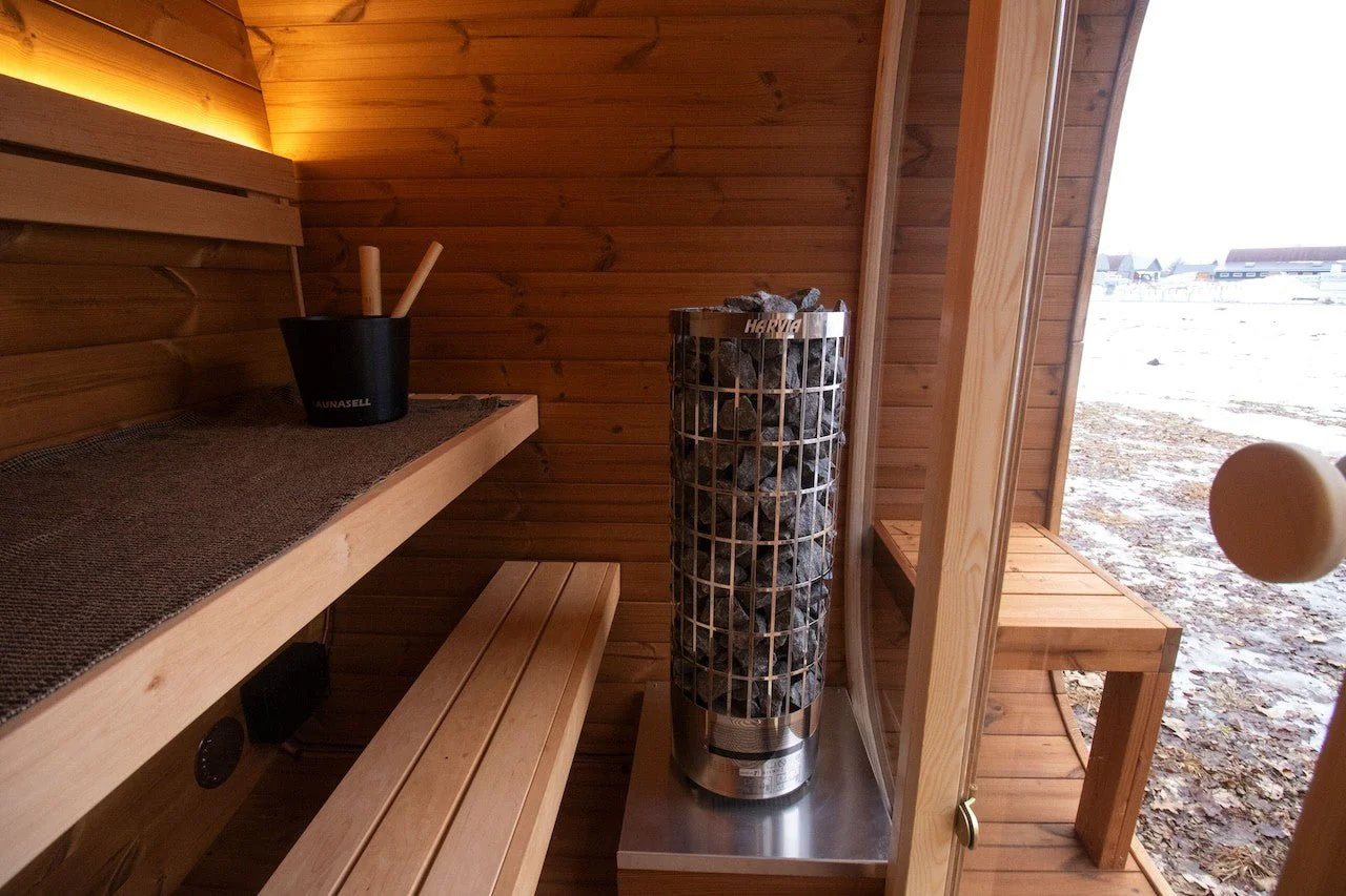 Leil® Dice Comfy 4 to 5 Person Outdoor Sauna - Image 14