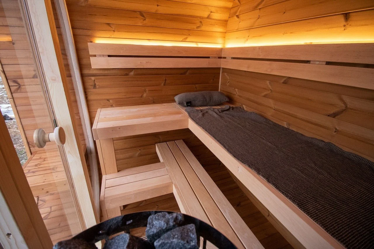 Leil® Dice Comfy 4 to 5 Person Outdoor Sauna - Image 15