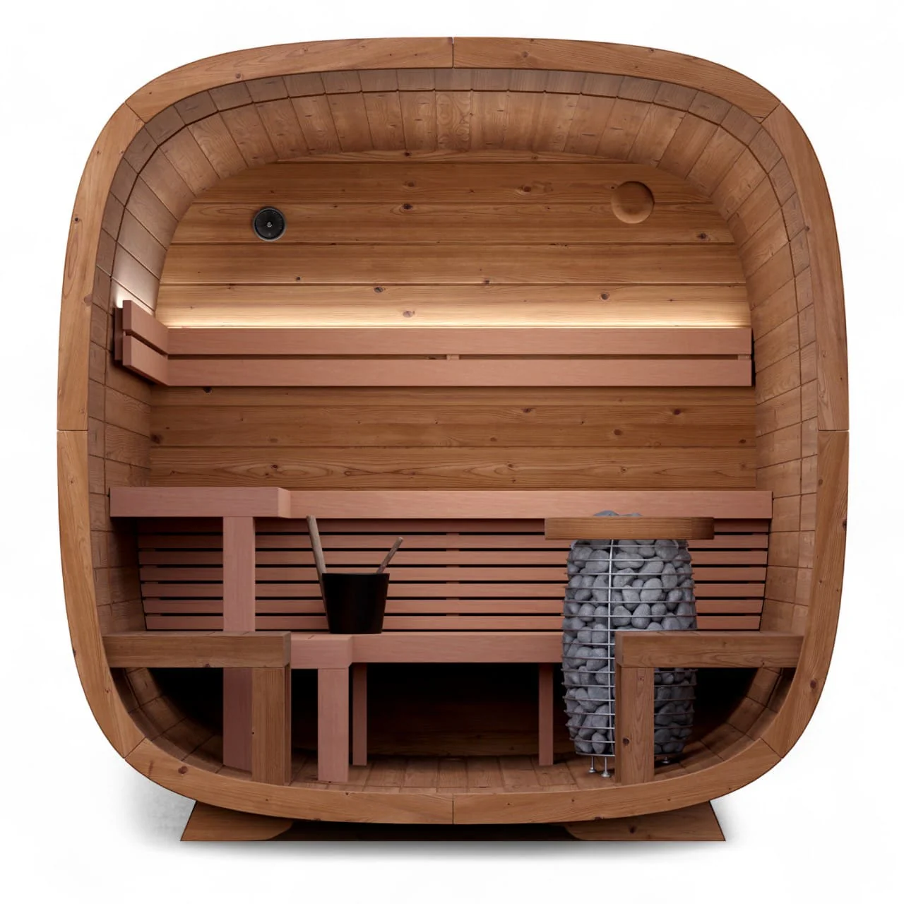 Leil® Dice Comfy 4 to 5 Person Outdoor Sauna - Image 5