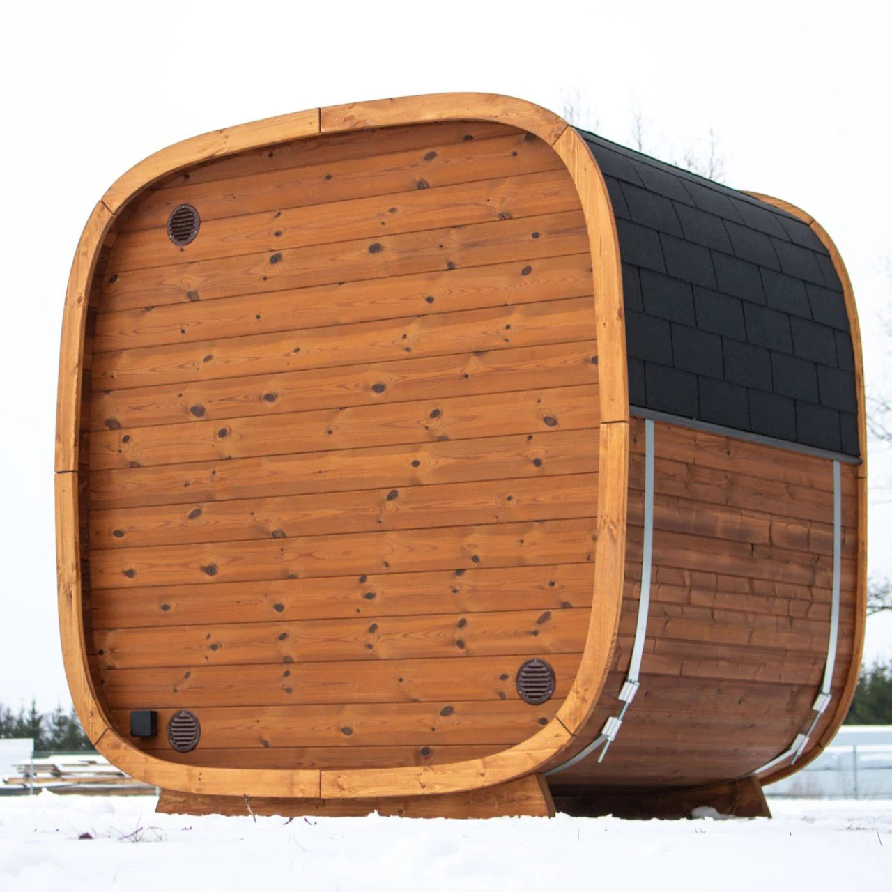 Leil® Dice Pocket 4 Person Outdoor Sauna - Image 10