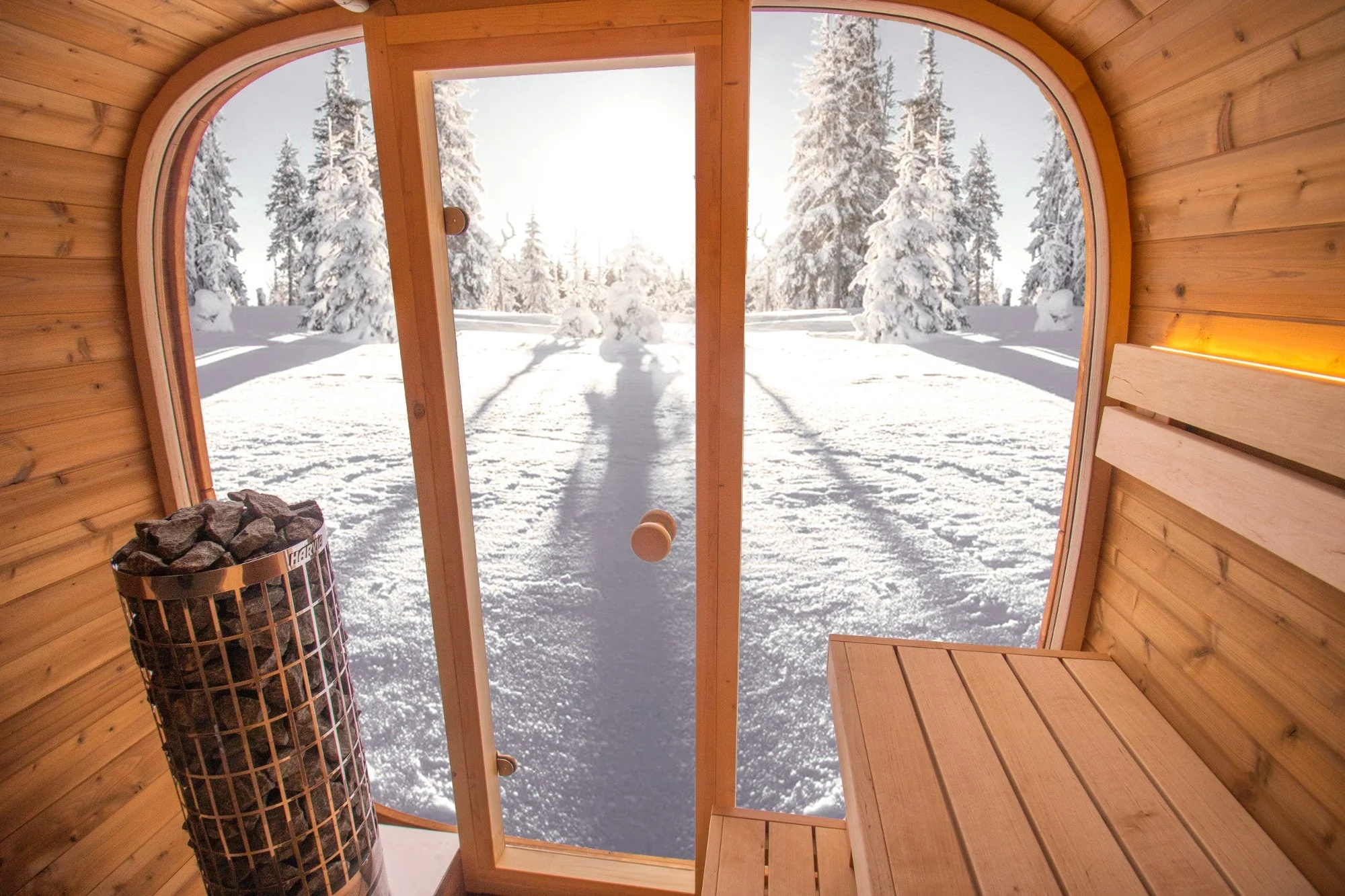 Leil® Dice Pocket 4 Person Outdoor Sauna - Image 15