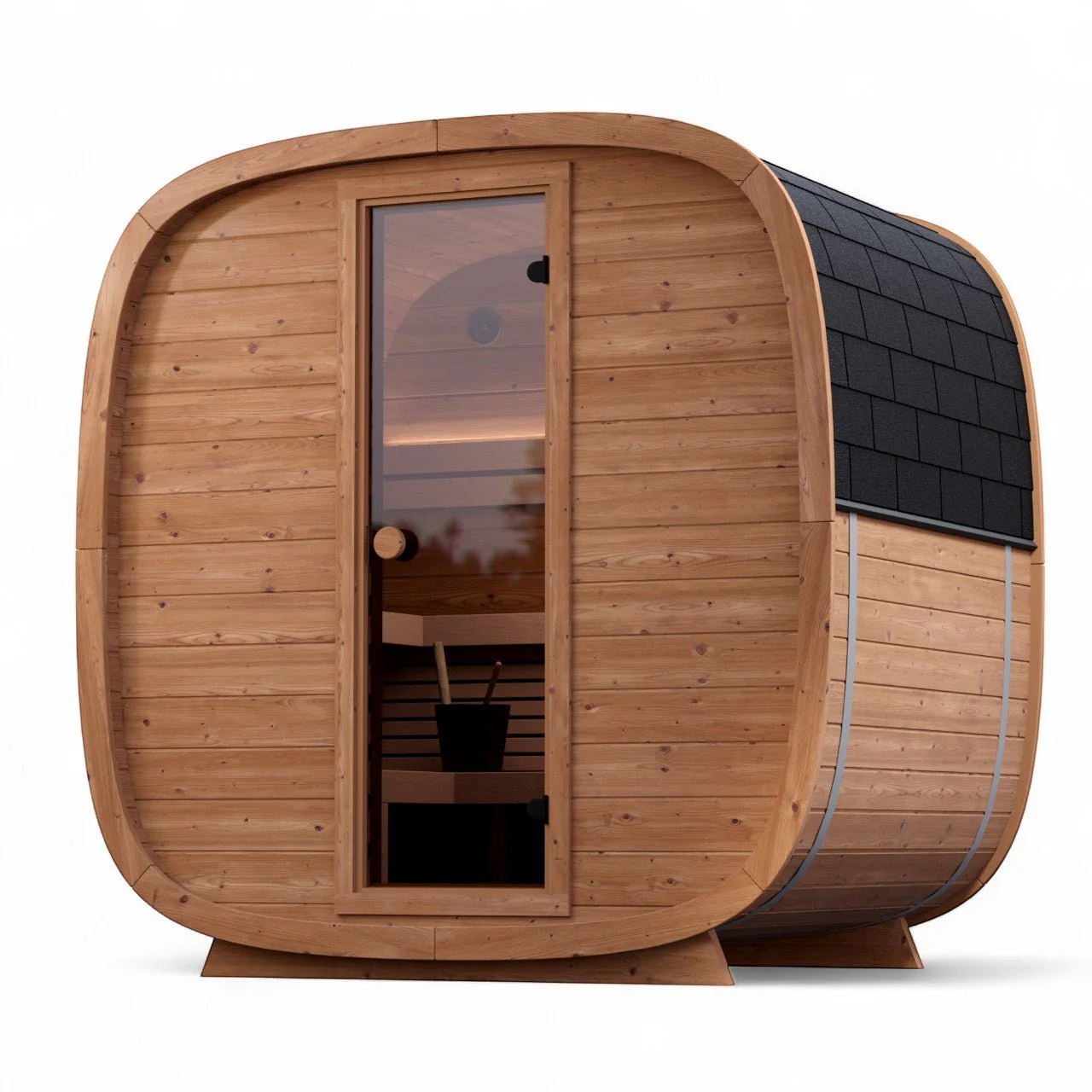 Leil® Dice Pocket 4 Person Outdoor Sauna - Image 4