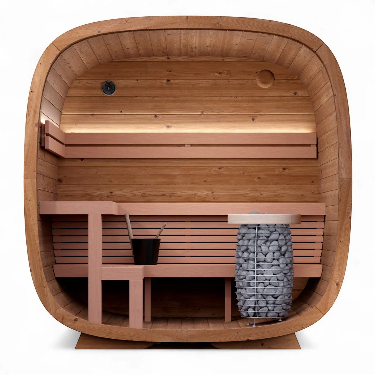 Leil® Dice Pocket 4 Person Outdoor Sauna - Image 5