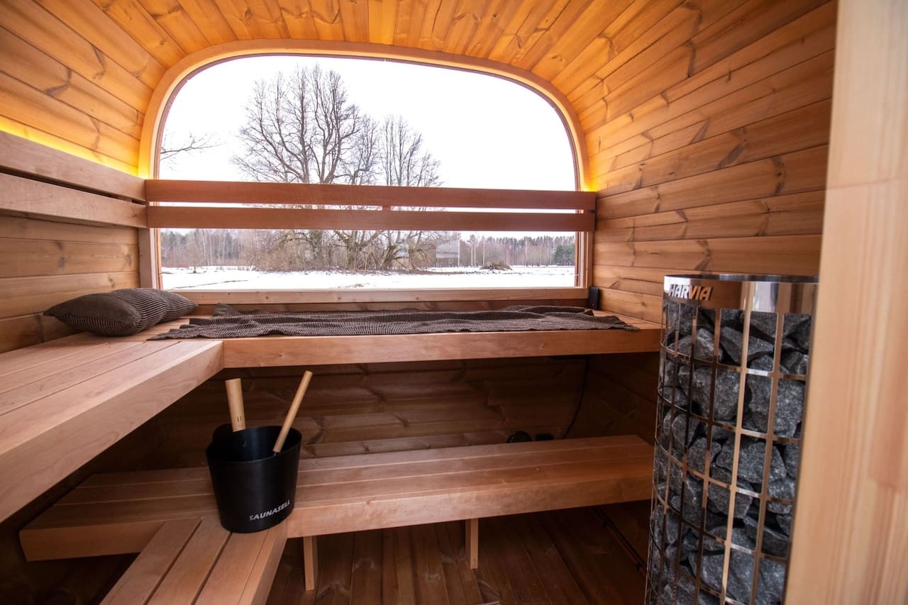 Leil® Dice Solo 5 Person Outdoor Sauna - Image 13