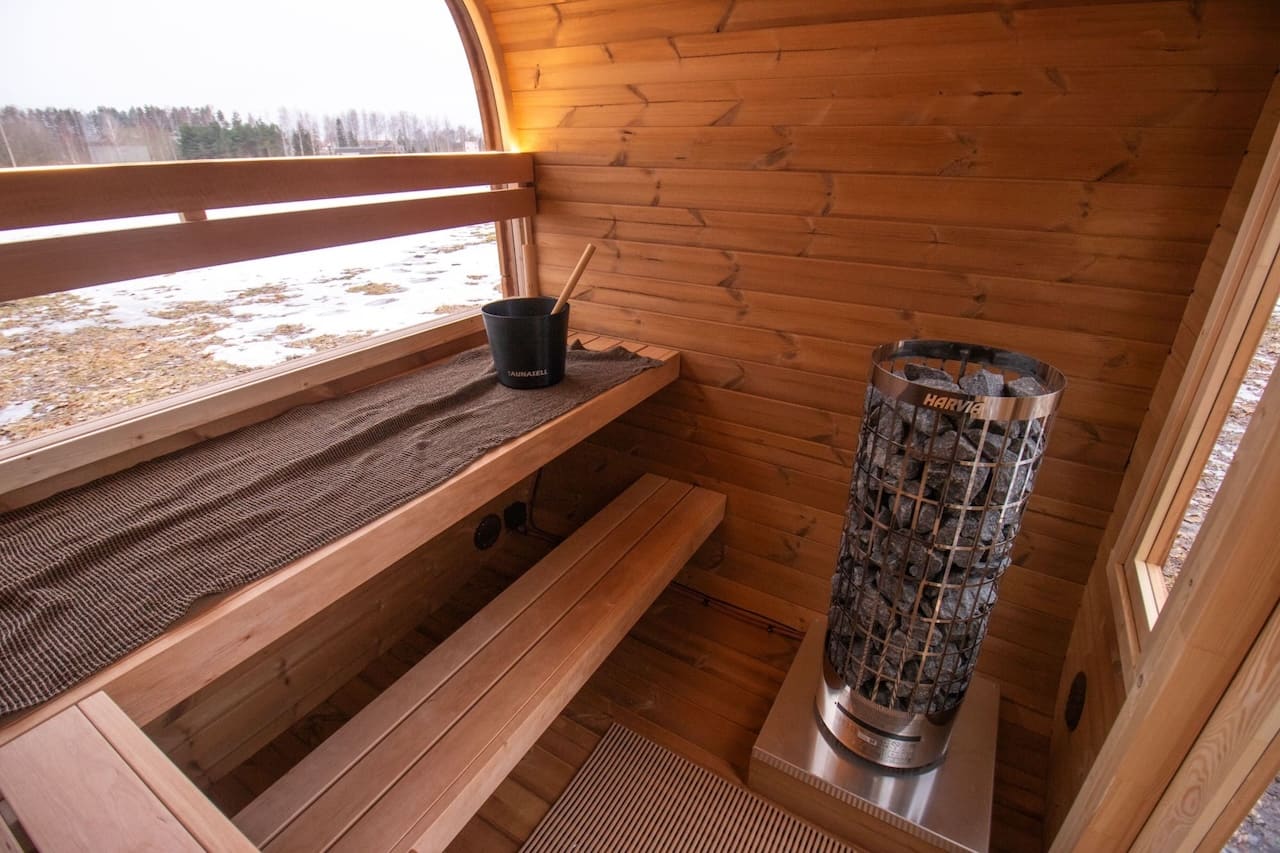 Leil® Dice Solo 5 Person Outdoor Sauna - Image 14