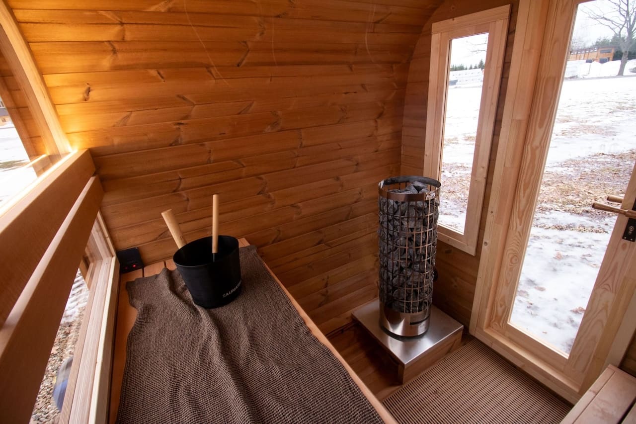 Leil® Dice Solo 5 Person Outdoor Sauna - Image 15