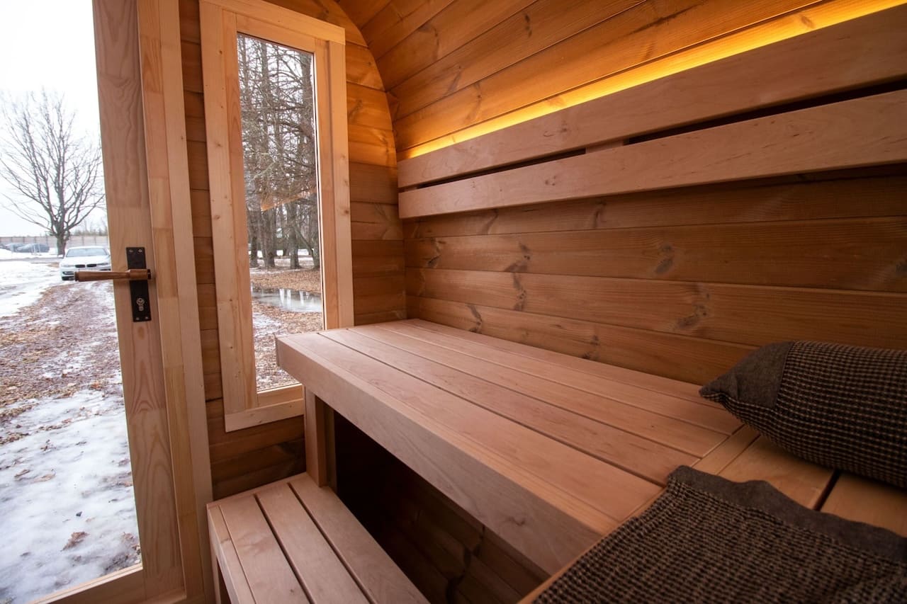 Leil® Dice Solo 5 Person Outdoor Sauna - Image 16