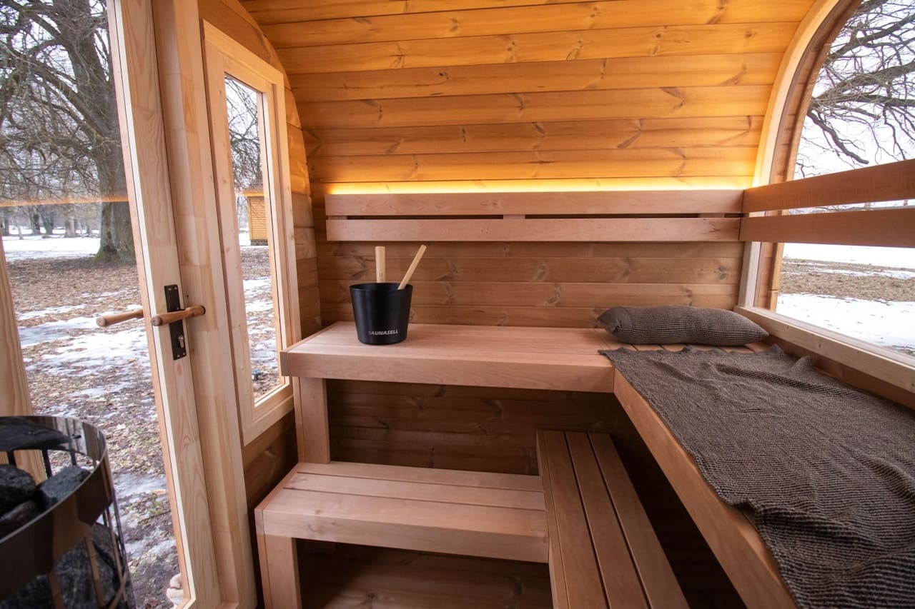 Leil® Dice Solo 5 Person Outdoor Sauna - Image 17