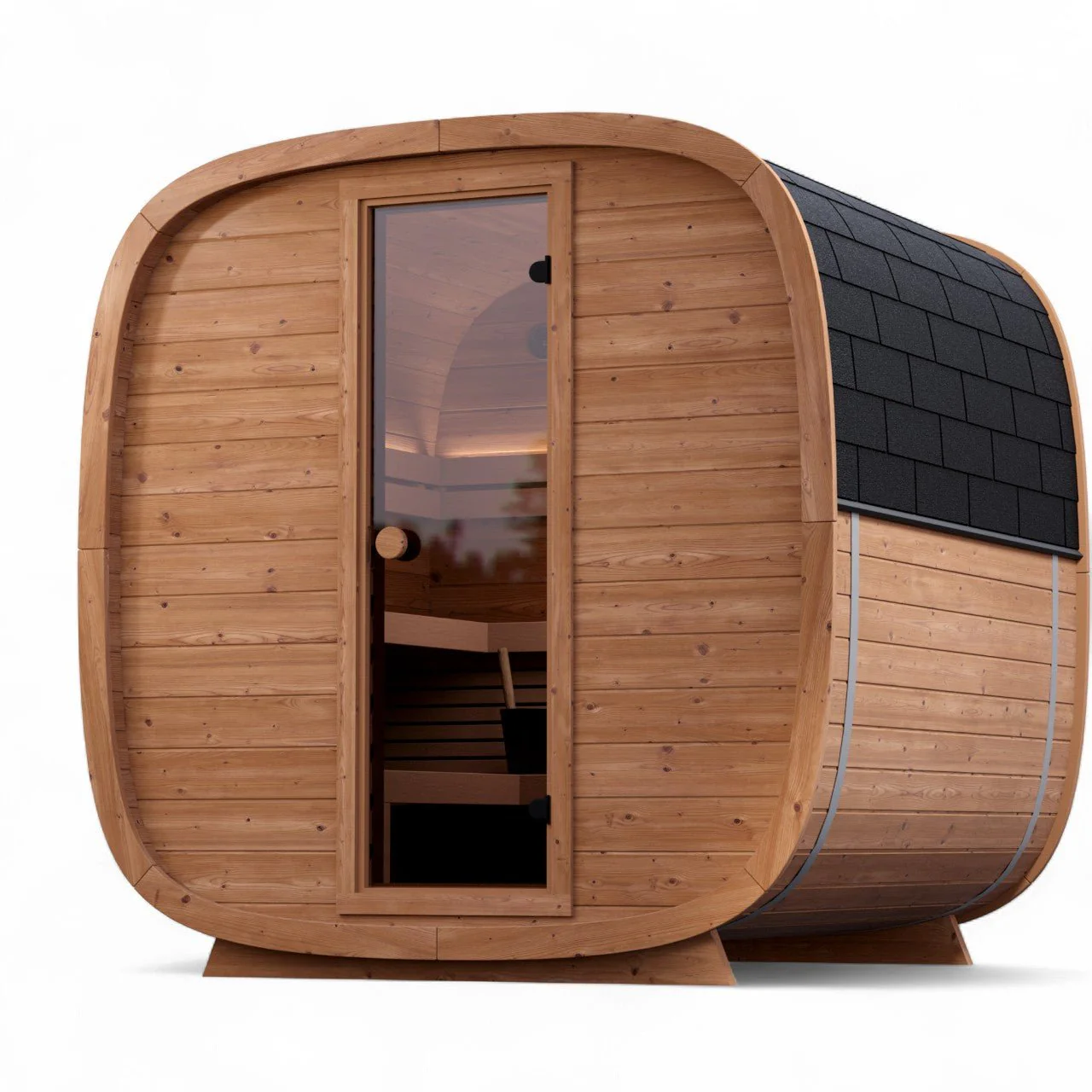 Leil® Dice Solo 5 Person Outdoor Sauna - Image 4