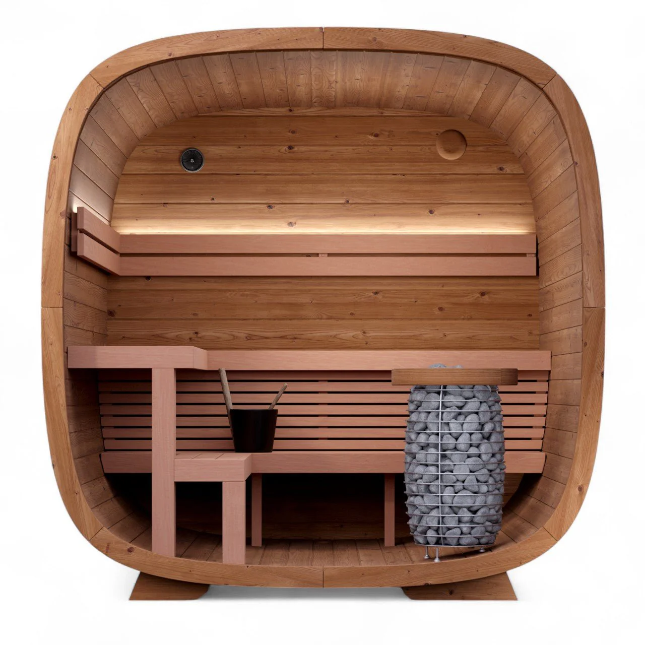 Leil® Dice Solo 5 Person Outdoor Sauna - Image 6