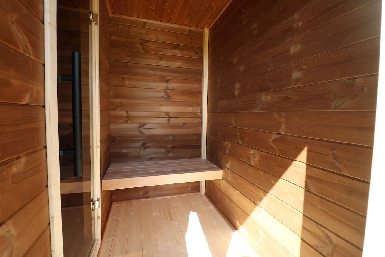 Leil® Patio M 5 Person Outdoor Sauna with Changing Room - Image 18